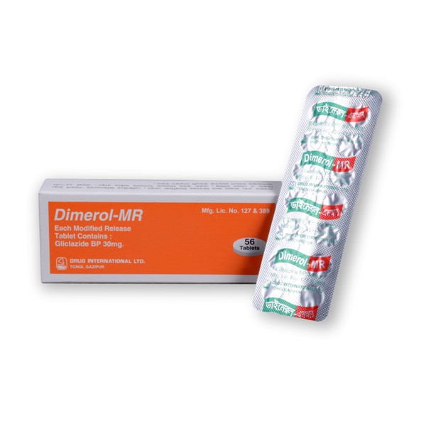 Dimerol MR 30 Tab, Gliclazide 30 mg Tablet, Gliclazide