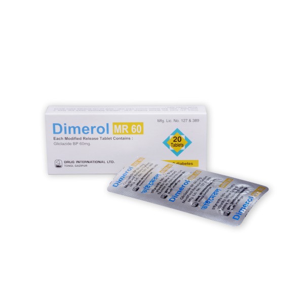 Dimerol MR 60 Tab in Bangladesh,Dimerol MR 60 Tab price , usage of Dimerol MR 60 Tab