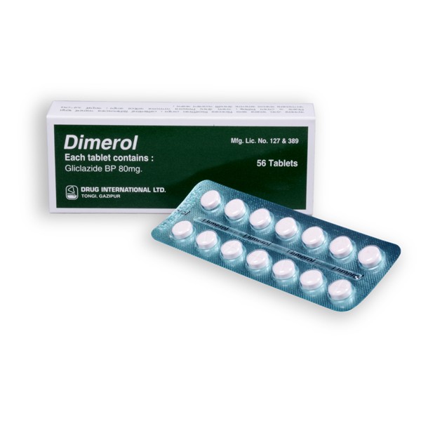 Dimerol 80 Tab, 23201, Gliclazide