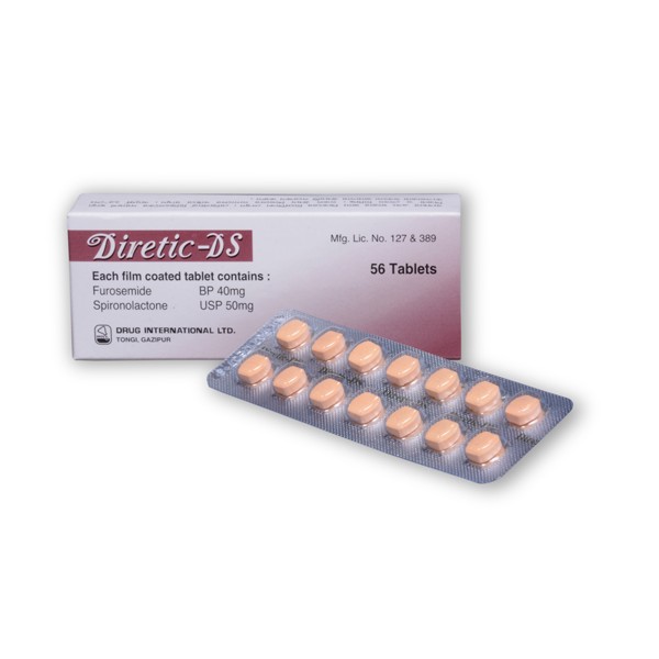 Diretic-DS 40 mg+50 mg Tablet in Bangladesh,Diretic-DS 40 mg+50 mg Tablet price,usage of Diretic-DS 40 mg+50 mg Tablet