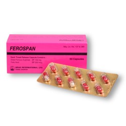 Ferospan 150 mg+0.5 mg Capsule