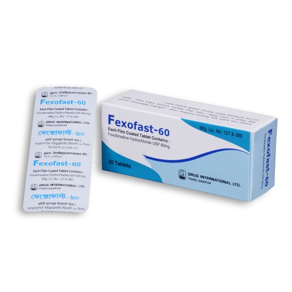 Fexofast 60 mg Tablet Bangladesh,Fexofast 60 mg Tablet price,usage of Fexofast 60 mg Tablet