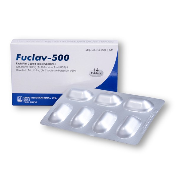 Fuclav-500 Tab in Bangladesh,Fuclav-500 Tab price , usage of Fuclav-500 Tab