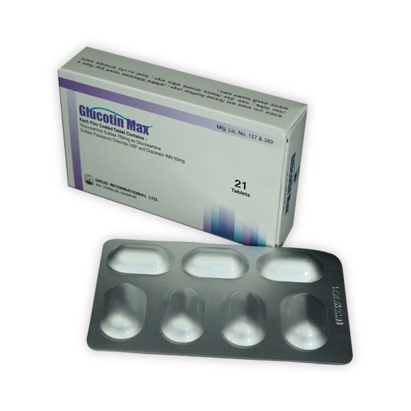 Glucotin Max Tab in Bangladesh,Glucotin Max Tab price , usage of Glucotin Max Tab