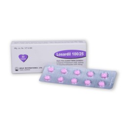 Losardil 100 mg+25 mg Tablet Losardil 100 mg+25 mg Tablet