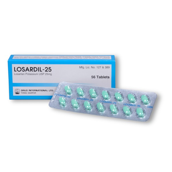 Losardil 25 mg Tablet in Bangladesh,Losardil 25 mg Tablet price,usage of Losardil 25 mg Tablet