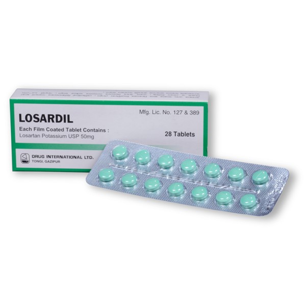 Losardil 50 mg Tablet