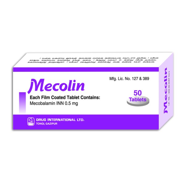 Mecolin 500 mcg Tablet in Bangladesh,Mecolin 500 mcg Tablet price,usage of Mecolin 500 mcg Tablet