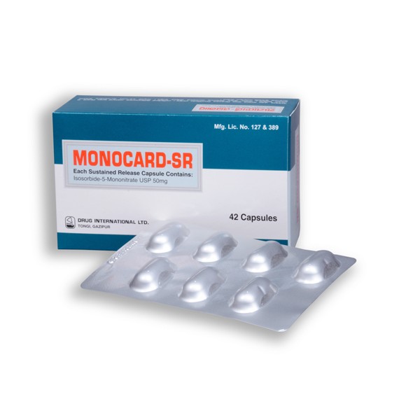 Monocard-SR 50 mg Capsule in Bangladesh,Monocard-SR 50 mg Capsule price,usage of Monocard-SR 50 mg Capsule