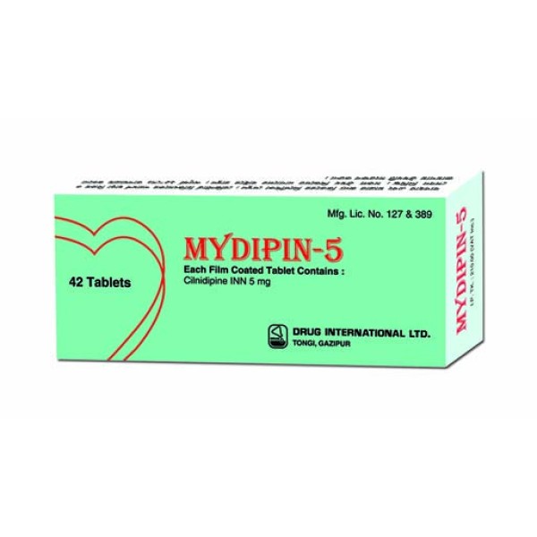 Mydipin 5 mg Tablet Bangladesh,Mydipin 5 mg Tablet price,usage of Mydipin 5 mg Tablet