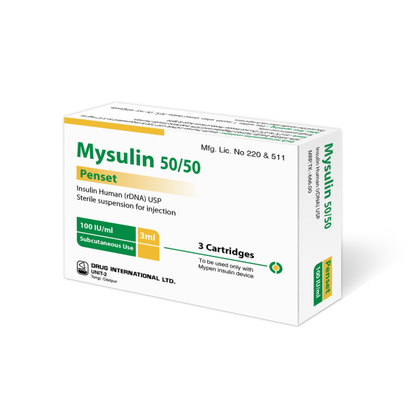 Mysulin 100 IU/3 ml Injection Mysulin 100 IU/3 ml Injection