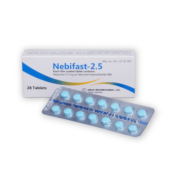 Nebifast 2.5 mg Tablet in Bangladesh,Nebifast 2.5 mg Tablet price,usage of Nebifast 2.5 mg Tablet