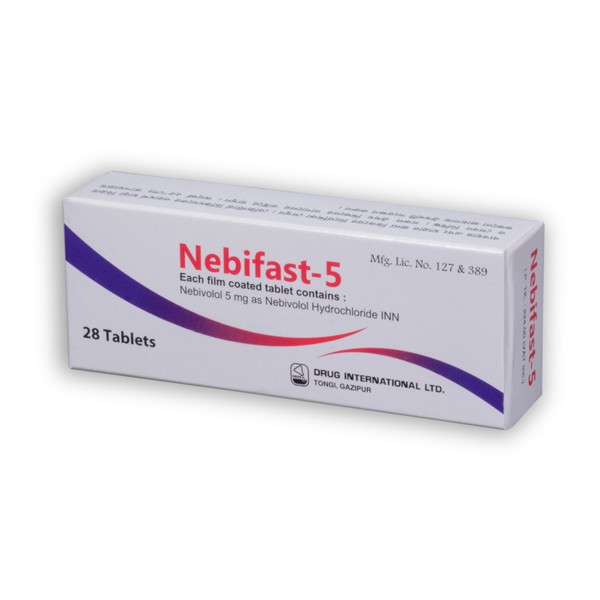 Nebifast 5 mg Tablet in Bangladesh,Nebifast 5 mg Tablet price,usage of Nebifast 5 mg Tablet