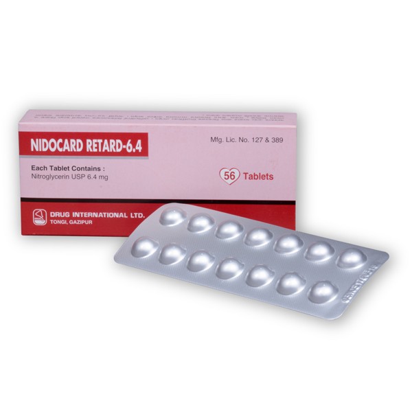 Nidocard Retard 6.4 mg Tablet in Bangladesh,Nidocard Retard 6.4 mg Tablet price,usage of Nidocard Retard 6.4 mg Tablet