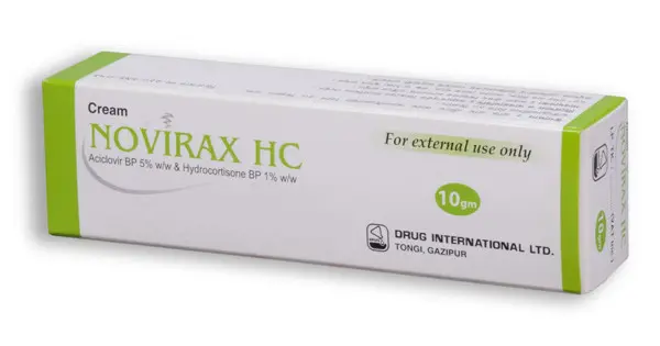 Novirax Novirax HC 10 gm Cream - Acyclovir + Hydrocortisone