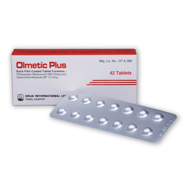 Olmetic Plus 20 mg+12.5 mg Tablet in Bangladesh,Olmetic Plus 20 mg+12.5 mg Tablet price,usage of Olmetic Plus 20 mg+12.5 mg Tablet