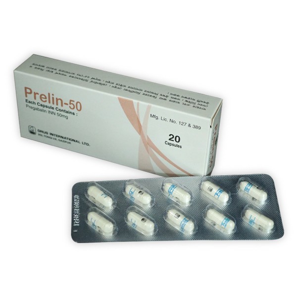 Prelin 50 mg Capsule in Bangladesh,Prelin 50 mg Capsule price , usage of Prelin 50 mg Capsule
