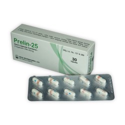 Prelin 25 mg Capsule Prelin 25 mg Capsule
