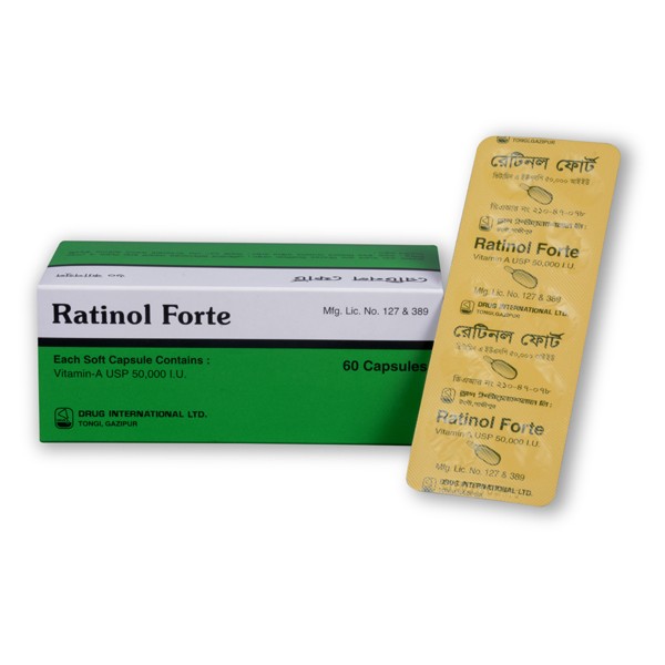 Ratinol Forte Cap in Bangladesh,Ratinol Forte Cap price , usage of Ratinol Forte Cap