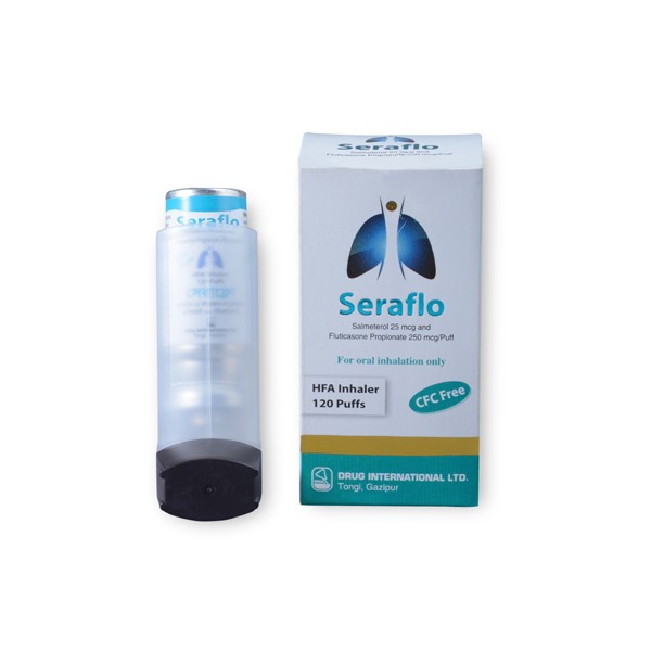 Seraflo Inhaler 120 Puffs in Bangladesh,Seraflo Inhaler 120 Puffs price , usage of Seraflo Inhaler 120 Puffs