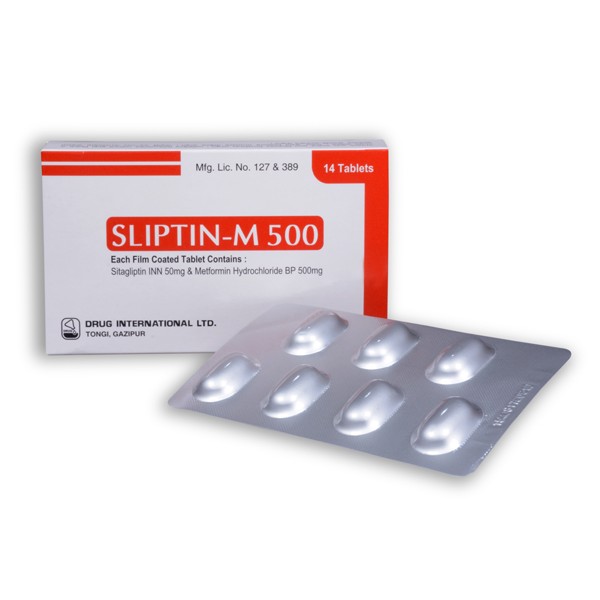 Sliptin-M 50 mg+500 mg Tablet in Bangladesh,Sliptin-M 50 mg+500 mg Tablet price,usage of Sliptin-M 50 mg+500 mg Tablet