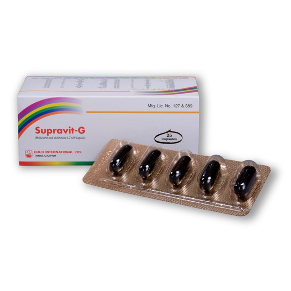 Supravit-G Capsule in Bangladesh,Supravit-G Capsule price , usage of Supravit-G Capsule