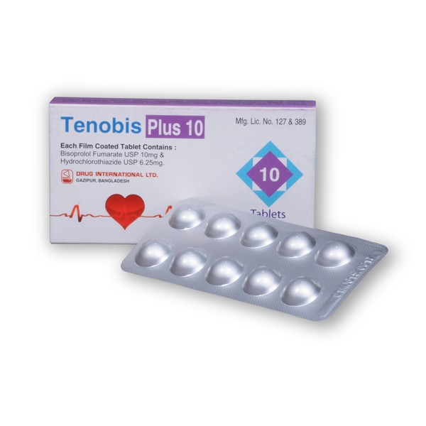 Tenobis Plus 10 mg+6.25 mg Tenobis Plus 10 mg+6.25 mg