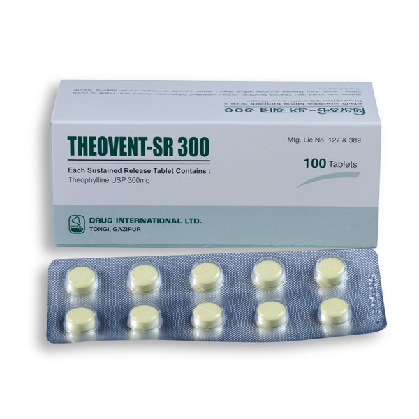 Theovent SR Tab in Bangladesh,Theovent SR Tab price , usage of Theovent SR Tab