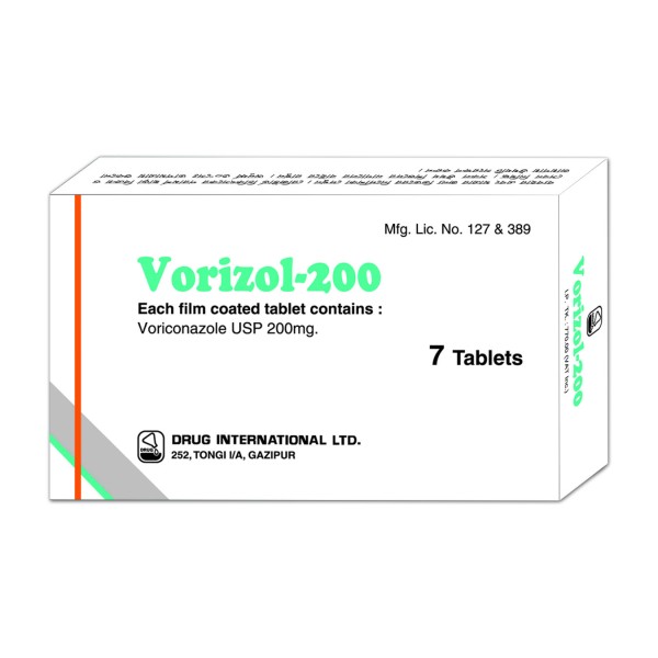 Vorizol 200 mg Tablet in Bangladesh,Vorizol 200 mg Tablet price,usage of Vorizol 200 mg Tablet