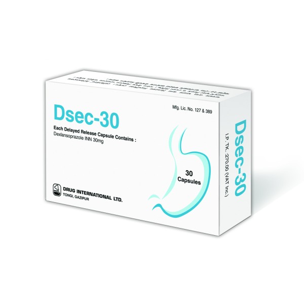 Dsec 30 mg Capsule Bangladesh,Dsec 30 mg Capsule price,usage of Dsec 30 mg Capsule