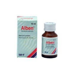 Alben 10ml susp.