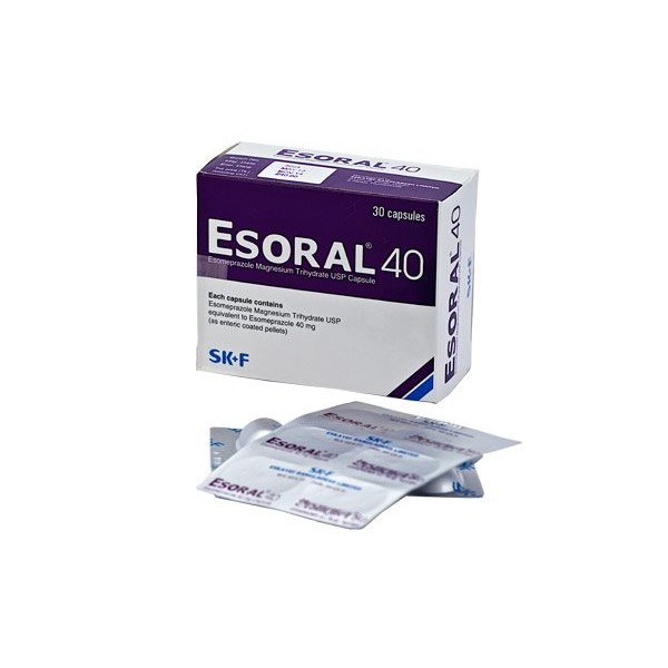 Esoral 40 mg Capsule in Bangladesh,Esoral 40 mg Capsule price , usage of Esoral 40 mg Capsule