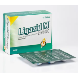 Ligazid M 2.5 mg+1000 mg Tablet