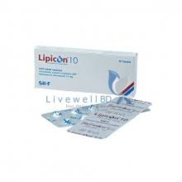 Lipicon 10 Tab in Bangladesh,Lipicon 10 Tab price , usage of Lipicon 10 Tab