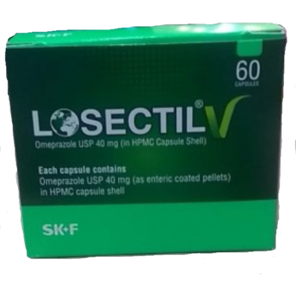 Losectil V 40 mg Capsule in Bangladesh,Losectil V 40 mg Capsule price , usage of Losectil V 40 mg Capsule