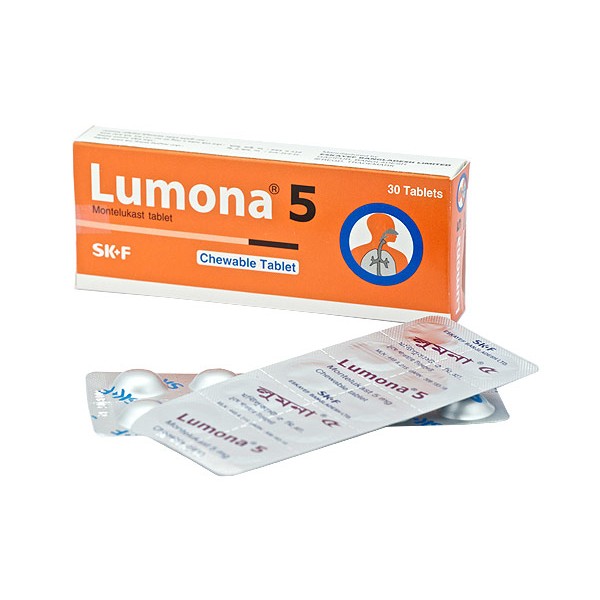 Lumona 5 mgTab in Bangladesh,Lumona 5 mgTab price , usage of Lumona 5 mgTab