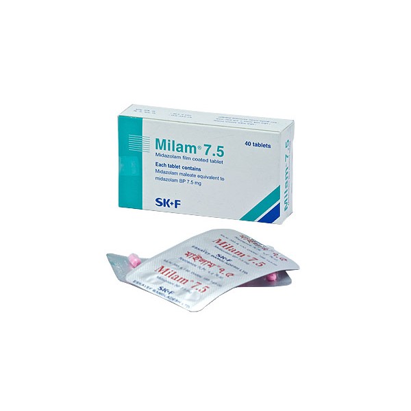 Milam 7.5 tab in Bangladesh,Milam 7.5 tab price , usage of Milam 7.5 tab