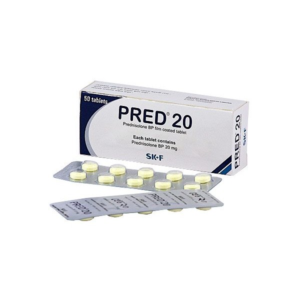 Pred 20 tablet in Bangladesh,Pred 20 tablet price , usage of Pred 20 tablet