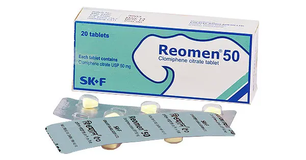 Remefen Reomen 50 tablet - Clomiphene Citrate