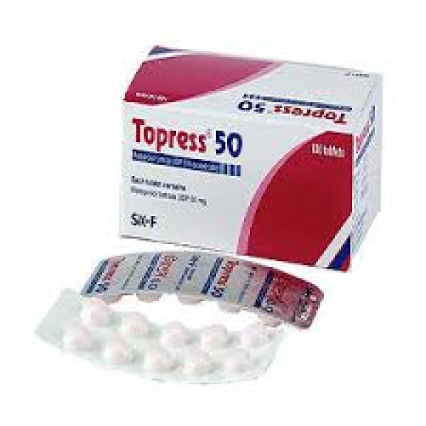Topress 50 mg Tablet in Bangladesh,Topress 50 mg Tablet price , usage of Topress 50 mg Tablet