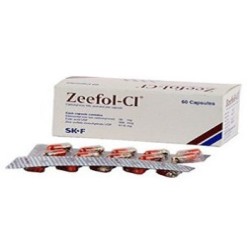 Zeefol-CI 50 mg+0.50 mg+61.80 mg Capsule