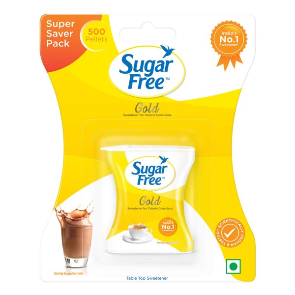Sugar Free Gold 500 Pellets 50 gm, Sugar Free, Diabetic Foods