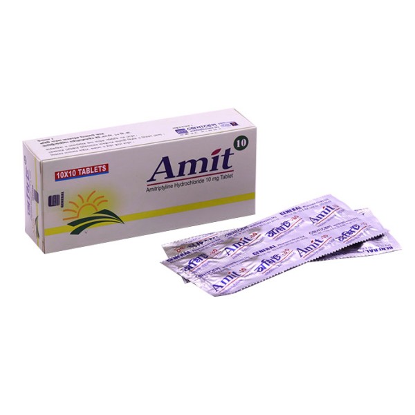 Amit 10 Tab, 6992, Amitriptyline Hydrochloride
