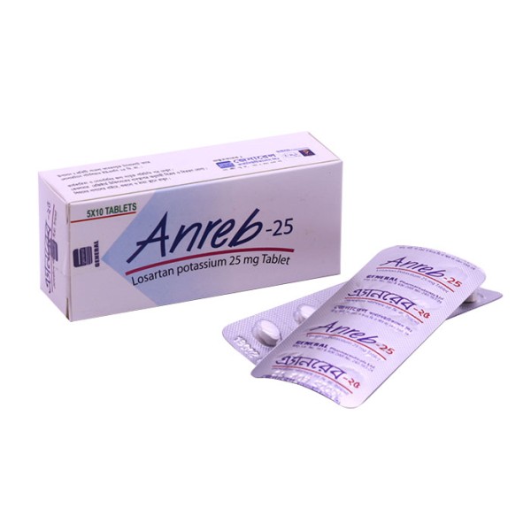 Anreb (Tab) 25mg in Bangladesh,Anreb (Tab) 25mg price , usage of Anreb (Tab) 25mg