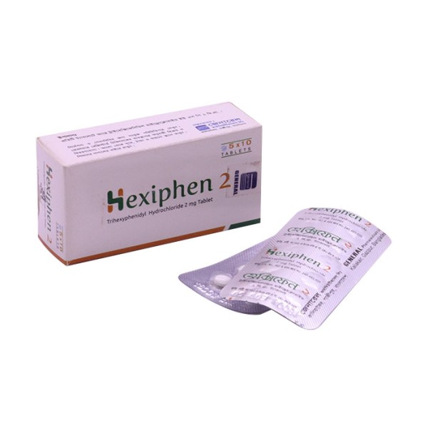 Hexiphen 2 mg Tablet in Bangladesh,Hexiphen 2 mg Tablet price, usage of Hexiphen 2 mg Tablet