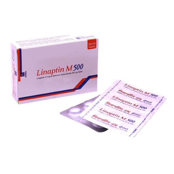 Linaptin M 2.5 mg+500 mg Tablet in Bangladesh,Linaptin M 2.5 mg+500 mg Tablet price, usage of Linaptin M 2.5 mg+500 mg Tablet