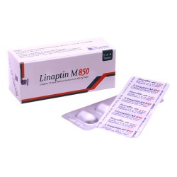 Linaptin M 2.5 mg+850 mg Tablet