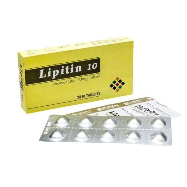 Lipitin 10 Tab in Bangladesh,Lipitin 10 Tab price , usage of Lipitin 10 Tab