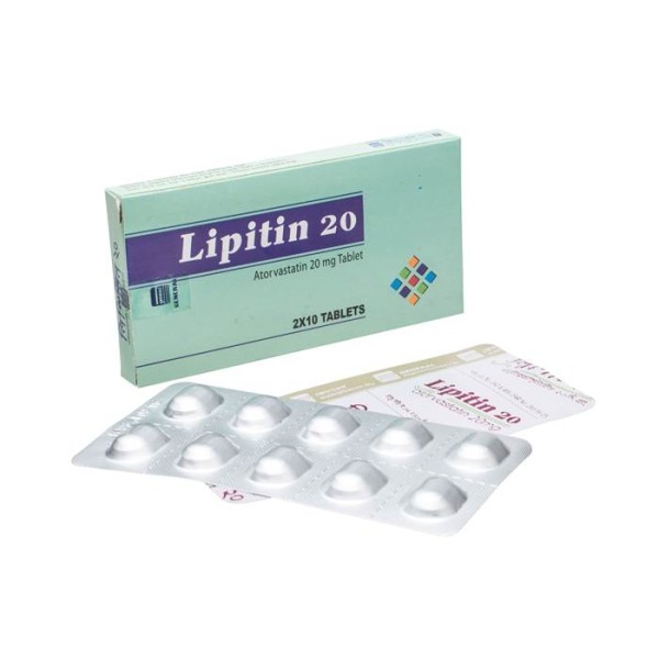 Lipitin 20 Tab in Bangladesh,Lipitin 20 Tab price , usage of Lipitin 20 Tab