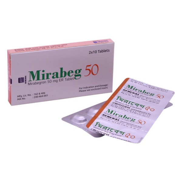 Mirabeg ER 50 mg Tablet in Bangladesh,Mirabeg ER 50 mg Tablet price, usage of Mirabeg ER 50 mg Tablet